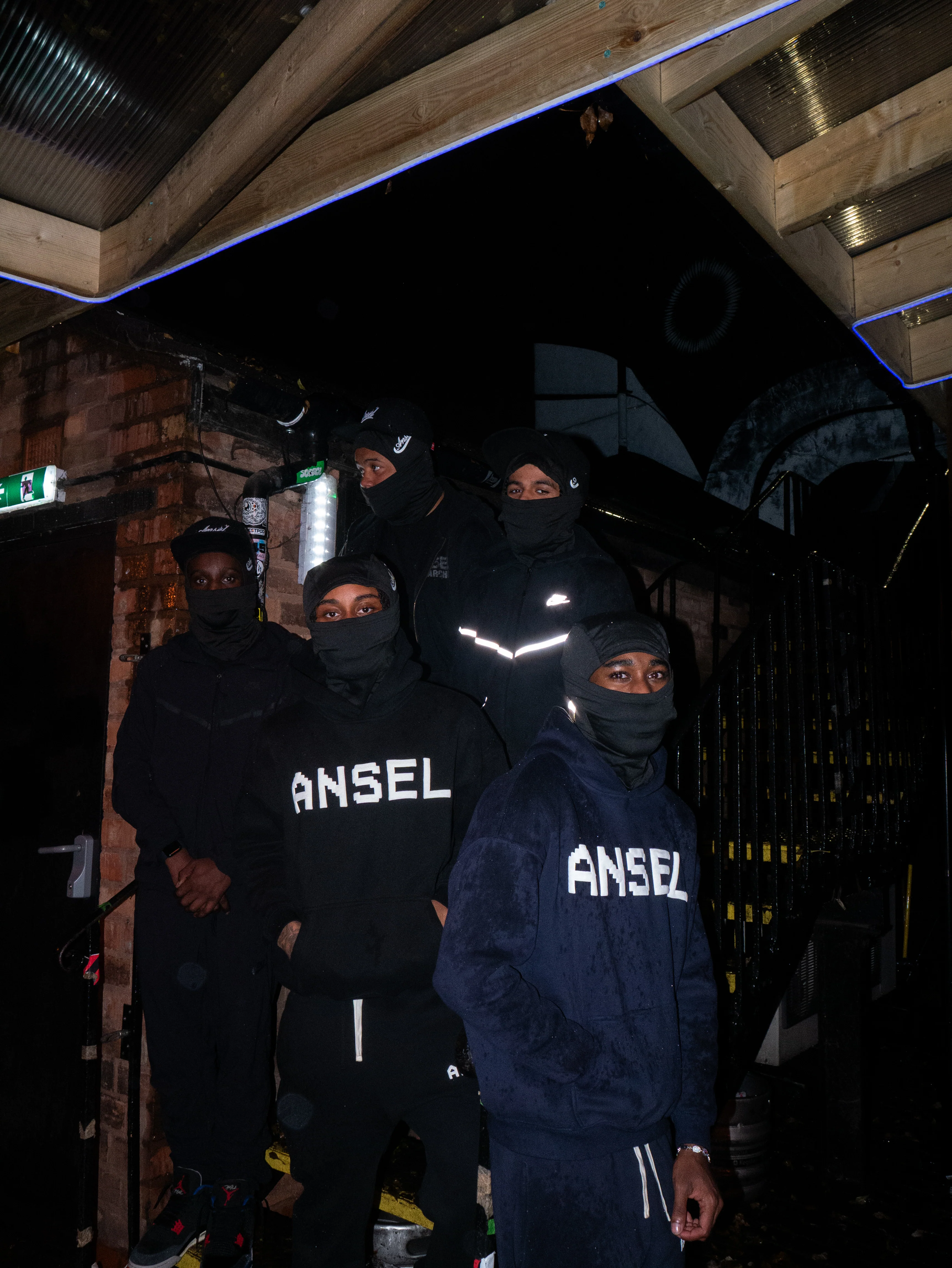 ANSEL EMBLEM SKI MASK (BLACK) - Image 3