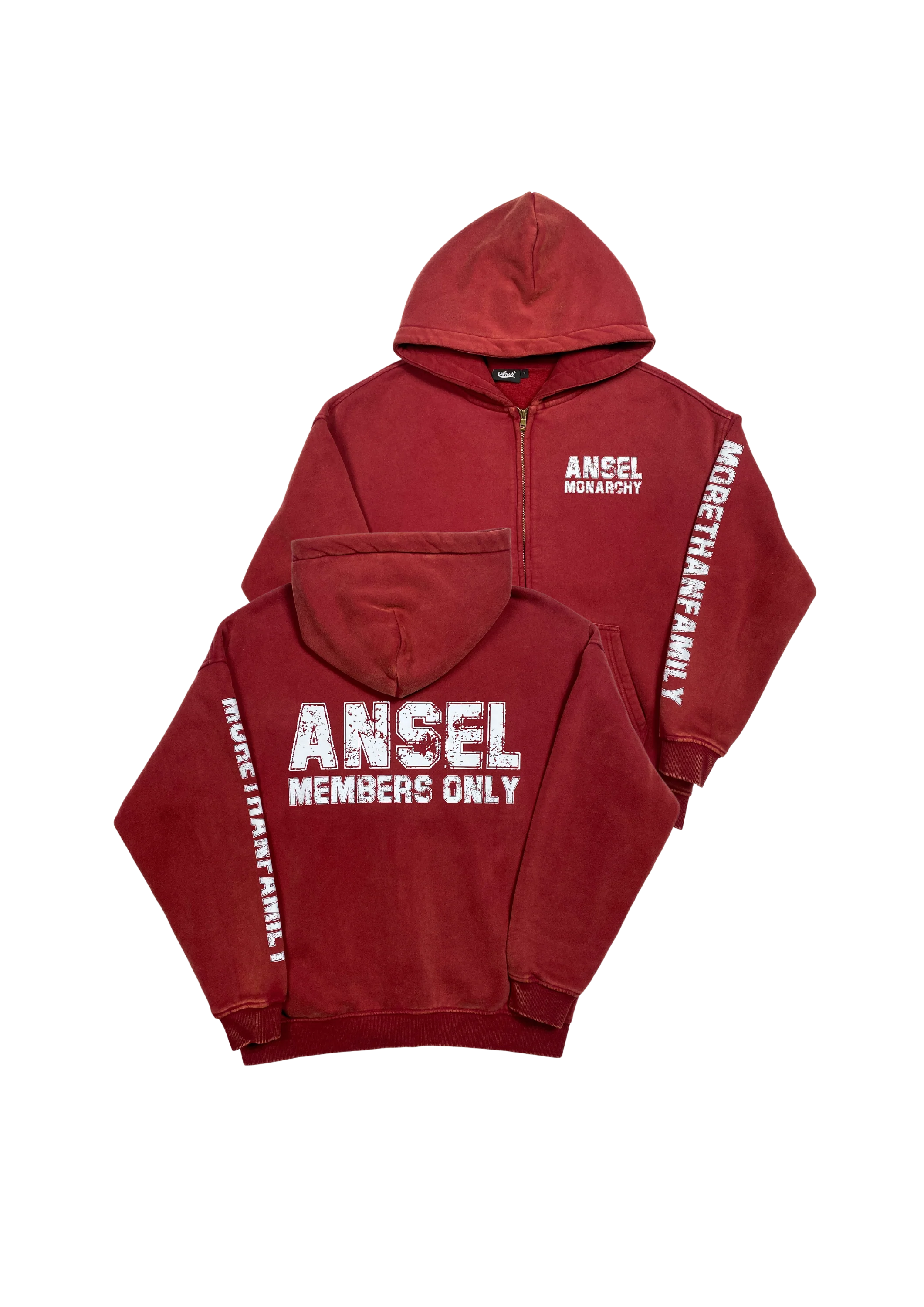 ANSEL MEMBERS ZIP UP HOODIES